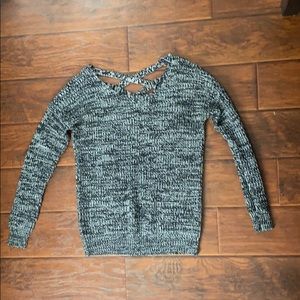 Grey knit sweater